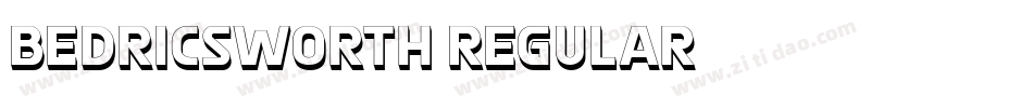 BedricsWorth Regular字体转换